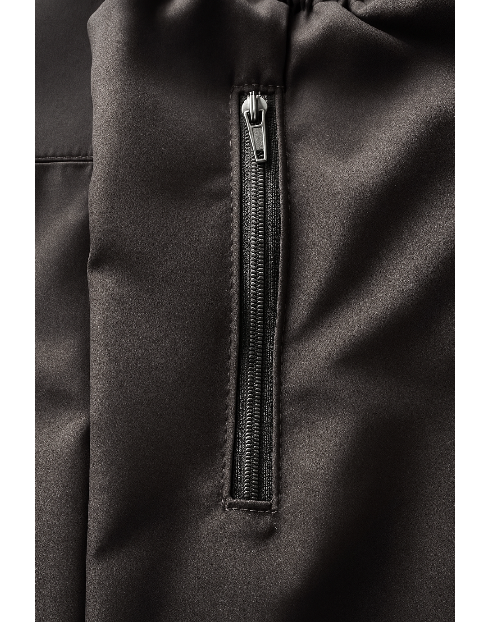 Short RN lines con cierres, dry fit y logo de gamuza|color negro