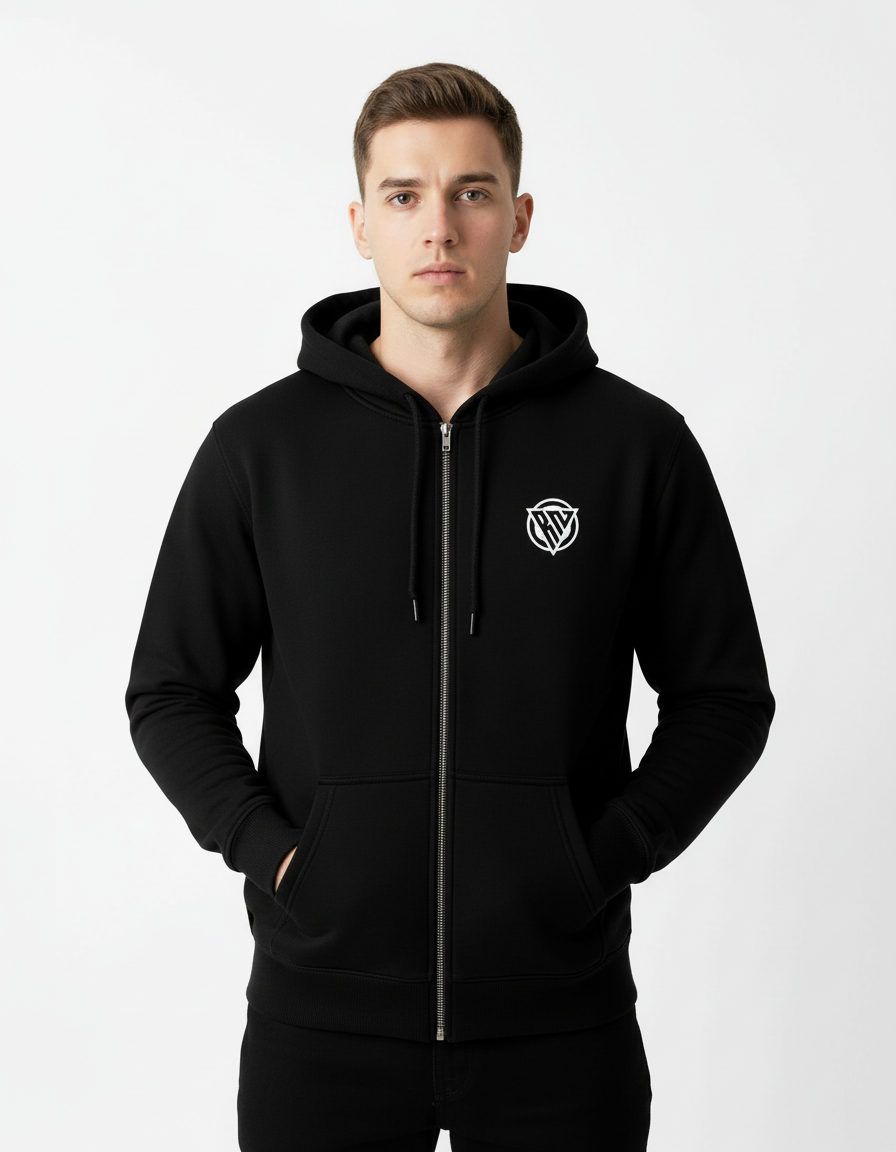 RN lines Hoodie Black|White “Reach your potential”