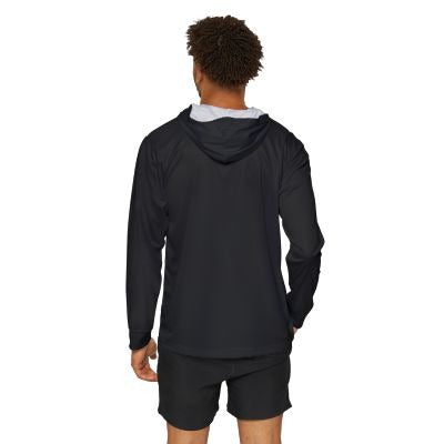 Playera de manga larga con capucha color negro marca RN lines temporada de invierno